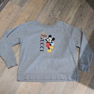 Gray Mickey Mouse Sweater